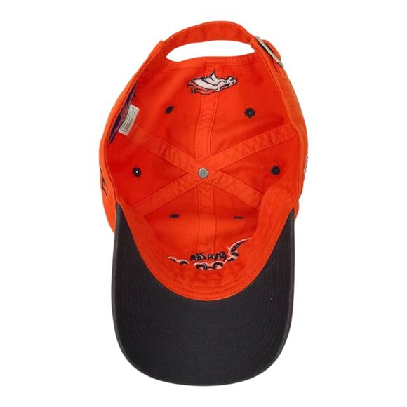 Denver Broncos Adjustable Cap NFL Trucker Baseball Hat On Field Reebok Orange - Picture 5 of 14